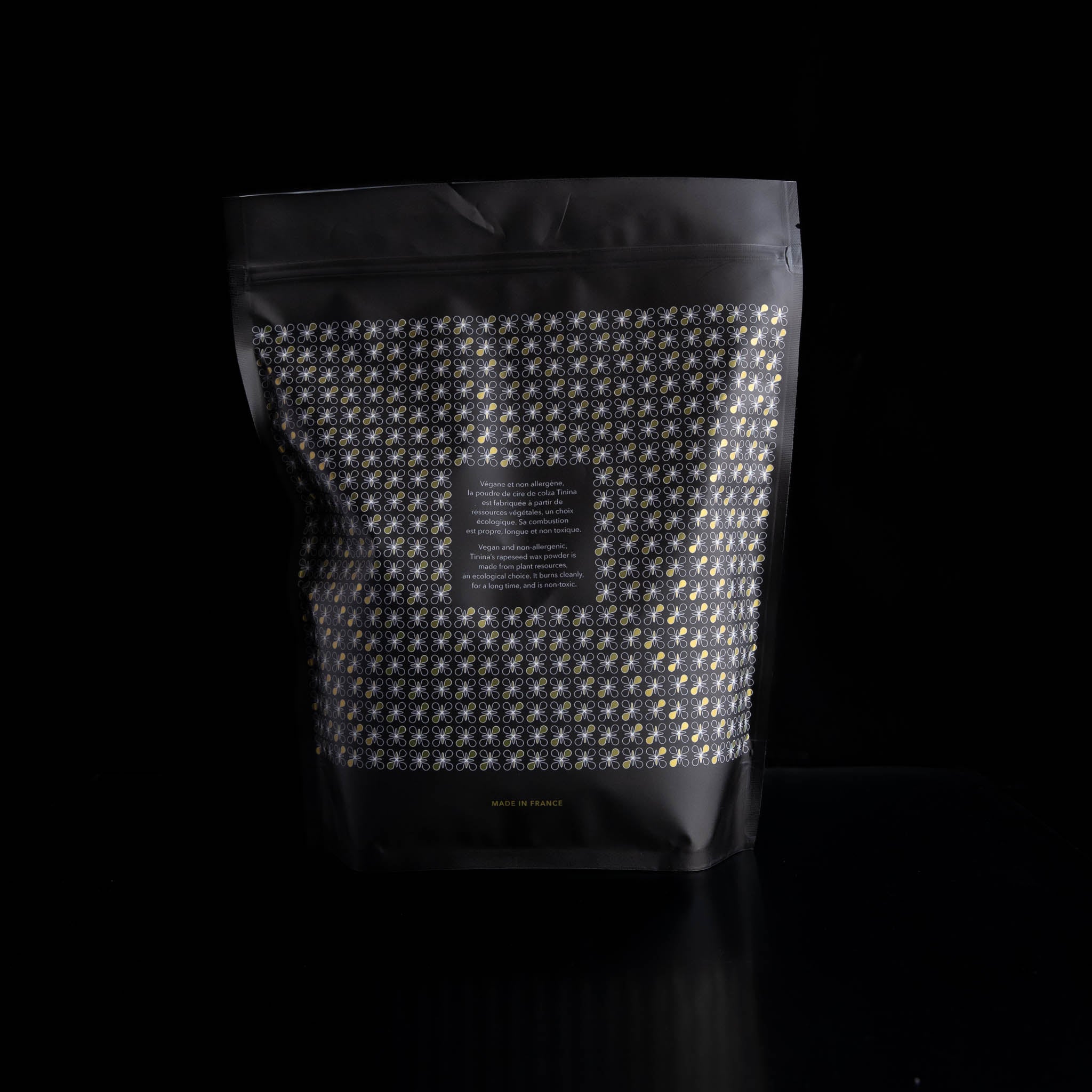 Poudre de cire de Colza 1 Kg et 20 mèches